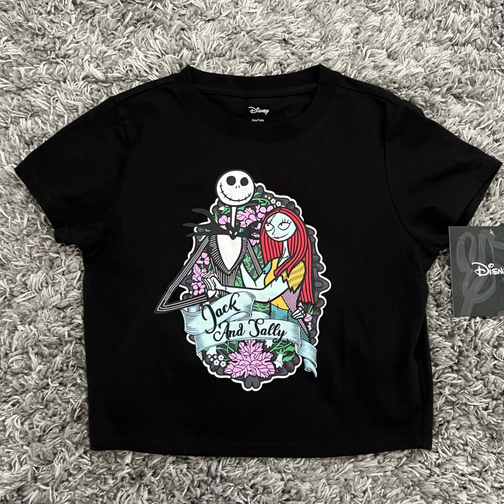 New Disney Juniors' Nightmare Before Christmas Halloween Graphic T-Shirt